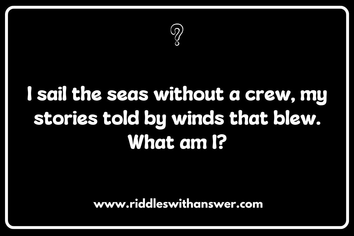 Tales of the Tide: Sailing Riddles with a Historical Twist Tales of the Tide: Sailing Riddles with a Historical Twist