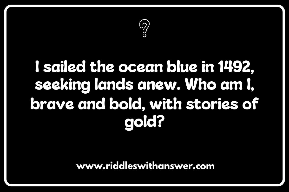 The Age of Discovery: Riddles Featuring Iconic World Explorers The Age of Discovery: Riddles Featuring Iconic World Explorers