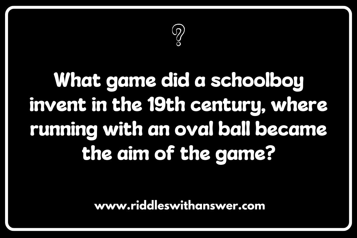 The History of Rugby Riddles: Trivia That Tackles the Game's Roots The History of Rugby Riddles: Trivia That Tackles the Game's Roots