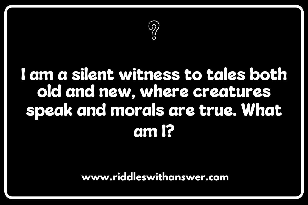 The Importance of Setting in Fables and Folklore Riddles The Importance of Setting in Fables and Folklore Riddles