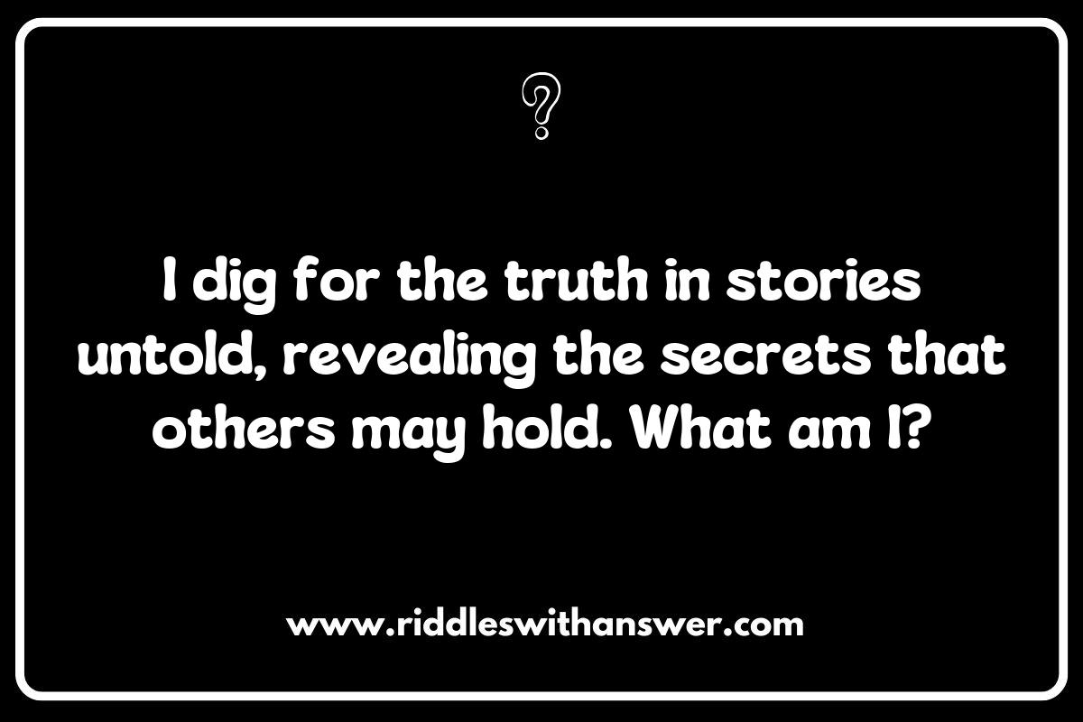The Role of Journalists: Riddles that Reflect Their Impact The Role of Journalists: Riddles that Reflect Their Impact
