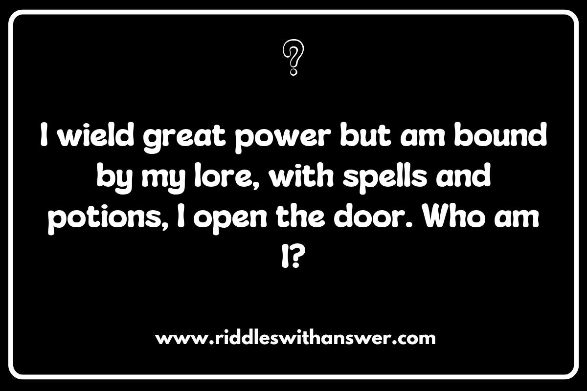 The Role of Wizard and Sorcerer Riddles in Fantasy Literature The Role of Wizard and Sorcerer Riddles in Fantasy Literature
