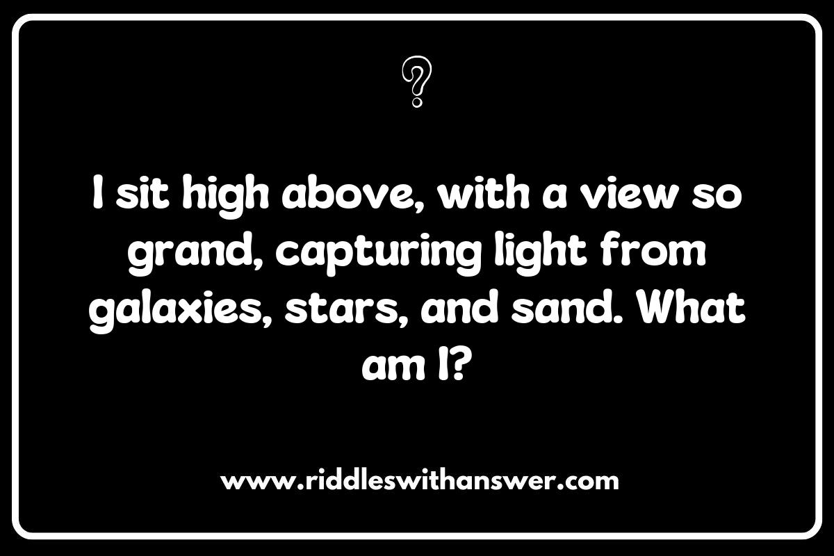The Science of Observation: Riddles Related to Space Telescopes and Light The Science of Observation: Riddles Related to Space Telescopes and Light