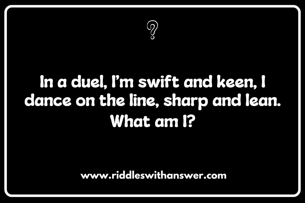 The Strategy Behind Fencing Riddles: Thinking Like a Champion The Strategy Behind Fencing Riddles: Thinking Like a Champion