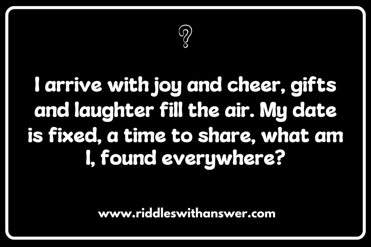 Thematic Seasonal Time Riddles for Holiday Celebrations Thematic Seasonal Time Riddles for Holiday Celebrations