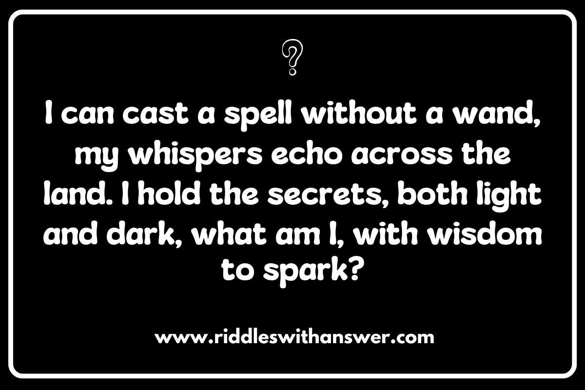 Top 10 Classic Wizard and Sorcerer Riddles to Challenge Your Mind Top 10 Classic Wizard and Sorcerer Riddles to Challenge Your Mind