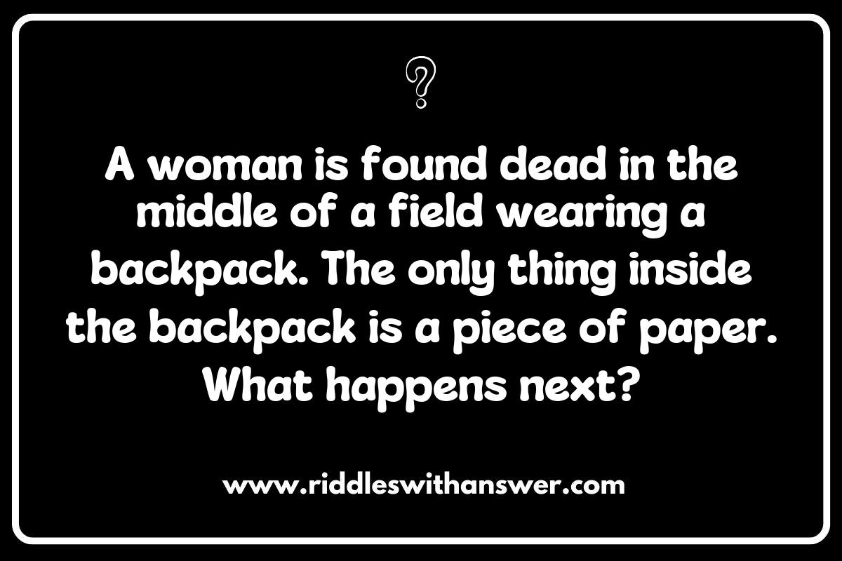 Top 10 Creative What Happens Next Riddles for Team Building Activities Top 10 Creative What Happens Next Riddles for Team Building Activities