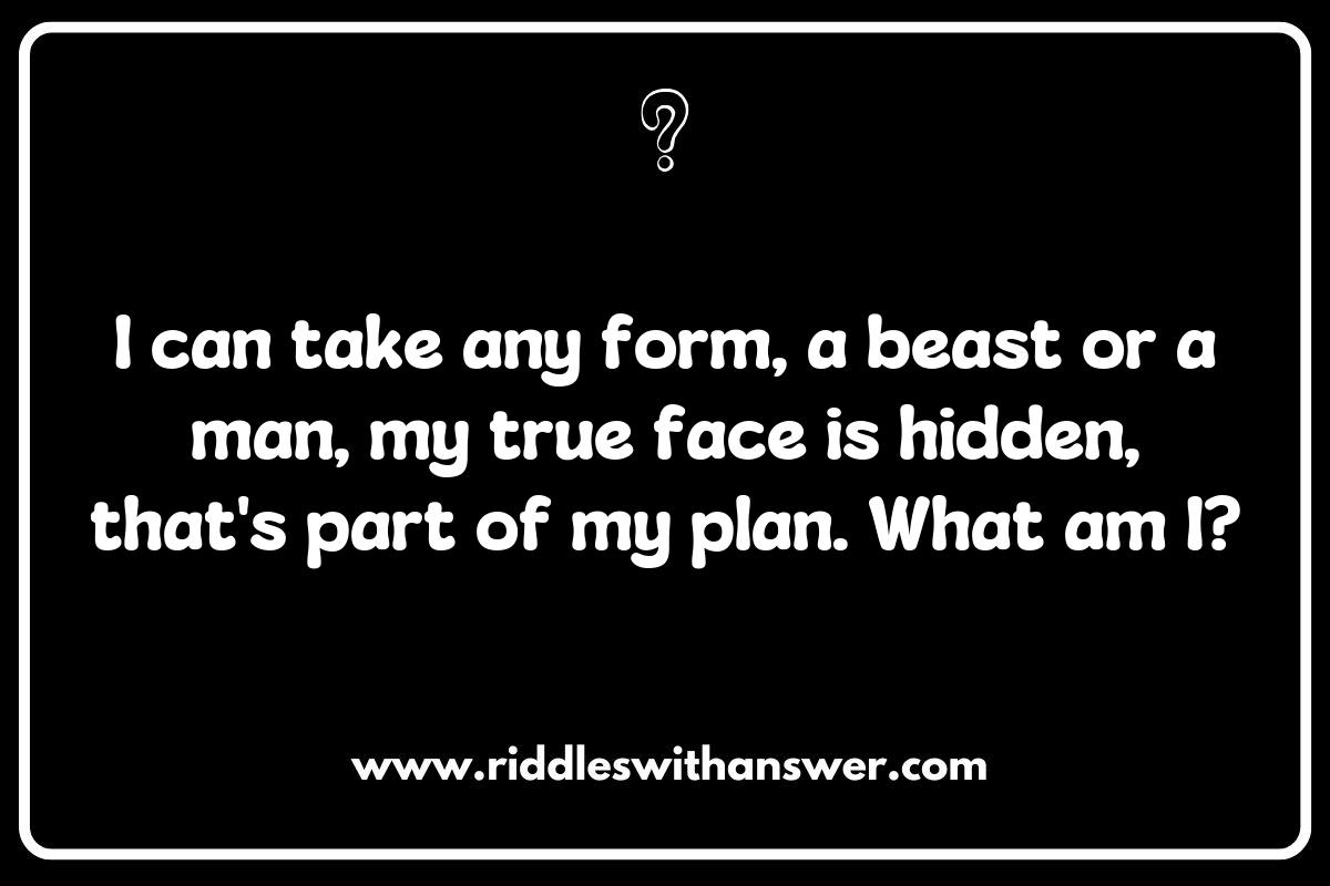 Top 10 Shape-Shifting Monster Riddles for Halloween Fun Top 10 Shape-Shifting Monster Riddles for Halloween Fun