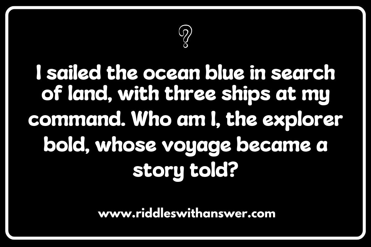 Treasure Hunts and Legends: Riddles About Famous Sea Voyages Treasure Hunts and Legends: Riddles About Famous Sea Voyages