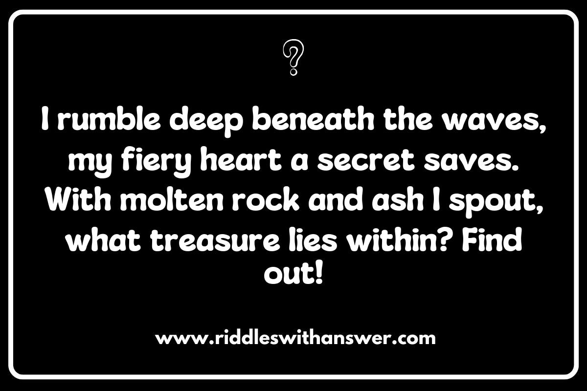 Underwater Volcano Riddles: Discovering Hidden Treasures in Oceanic Landscapes Underwater Volcano Riddles: Discovering Hidden Treasures in Oceanic Landscapes