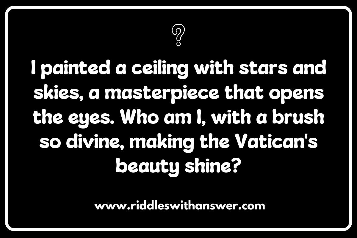 Unraveling the Lives of Renaissance Artists with Engaging Riddles Unraveling the Lives of Renaissance Artists with Engaging Riddles