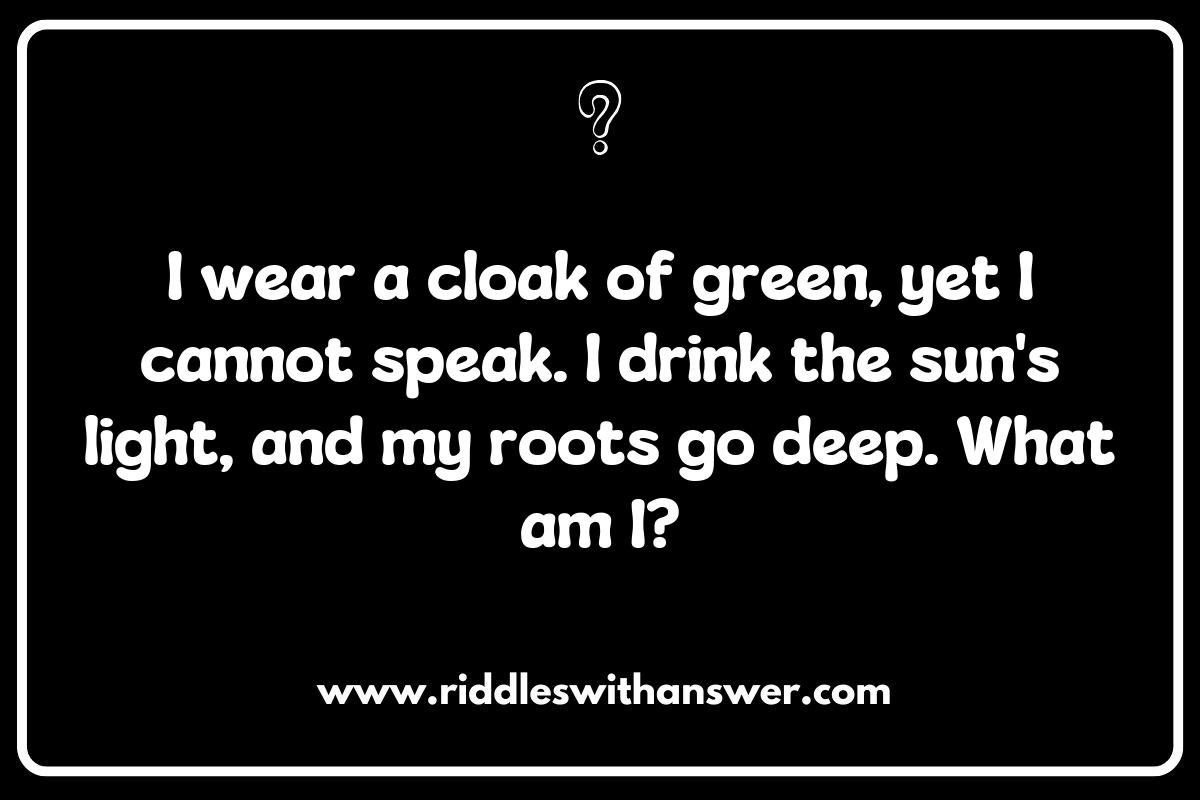 Whimsical Earth Day Riddles Featuring Plants and Ecosystems Whimsical Earth Day Riddles Featuring Plants and Ecosystems