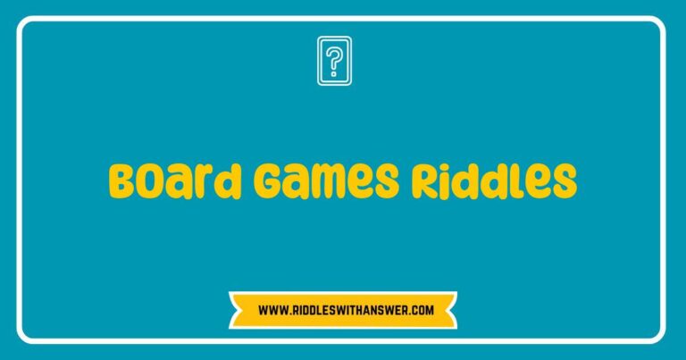 Close-up of a colorful board game with various pieces and cards featuring engaging riddles, perfect for family game nights and social gatherings. The image showcases a 'Board Games Riddles' theme, highlighting interactive gameplay that combines strategy and clever puzzles for players of all ages.