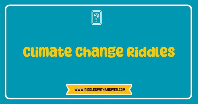 Colorful illustration of a group of children solving Climate Change Riddles, showcasing engaging puzzles that highlight the impacts of global warming, carbon emissions, and renewable energy solutions. The image captures the fun and educational aspect of understanding climate change through riddles, promoting awareness and critical thinking about environmental issues.