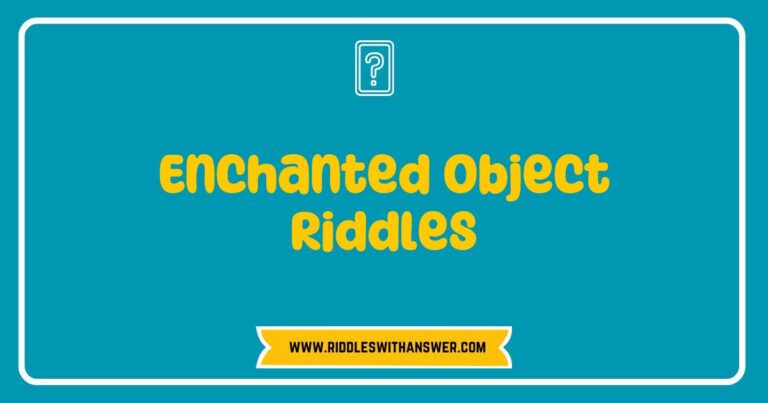 An enchanting scene featuring a whimsical collection of enchanted objects with riddles, including a glowing crystal ball, a mysterious key, and a magical book. This image illustrates the concept of 'Enchanted Object Riddles' with intricate details and vibrant colors, inviting viewers to solve the riddles hidden