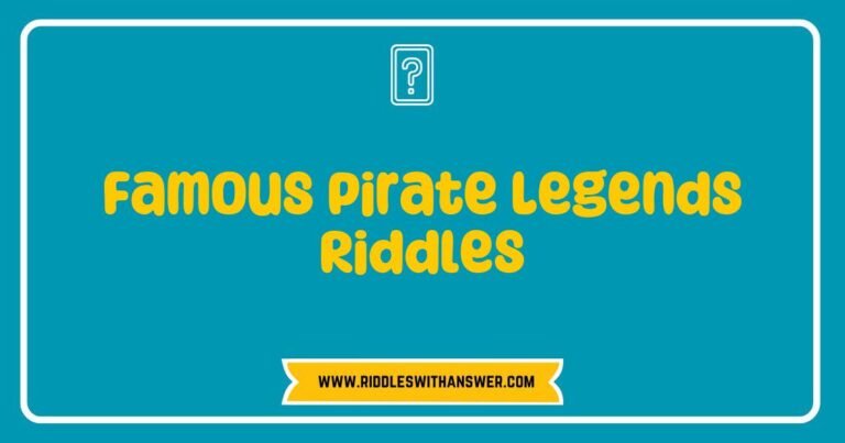 An engaging illustration of a treasure map featuring famous pirate legends riddles, with symbols of hidden gold and nautical themes. The image showcases intricate clues and challenges inspired by notorious pirates, inviting viewers to solve riddles related to legendary sea adventures and treasure hunts.