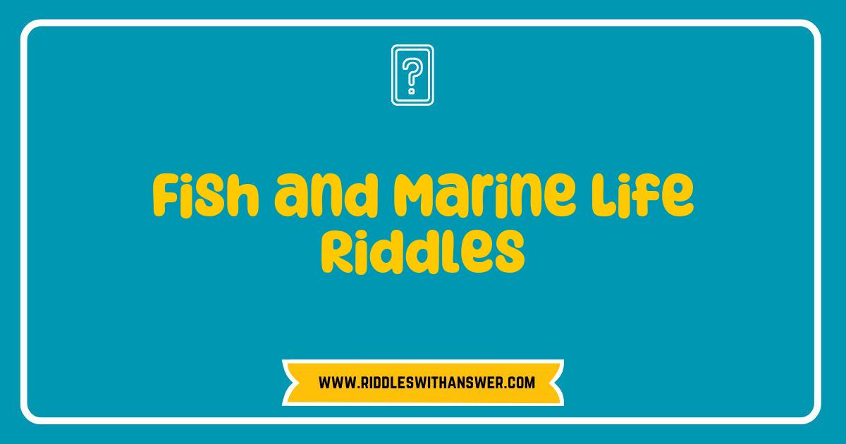Best Fish and Marine Life Riddles That Will Hook Your Imagination Best Fish and Marine Life Riddles That Will Hook Your Imagination