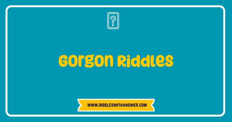 Intriguing illustration of Gorgon Riddles featuring a mysterious Gorgon figure surrounded by ancient scrolls and stone tablets, with thought-provoking riddles about mythological creatures and their secrets. Explore the enigma of Gorgon legends through captivating puzzles that challenge your wits and knowledge of Greek mythology
