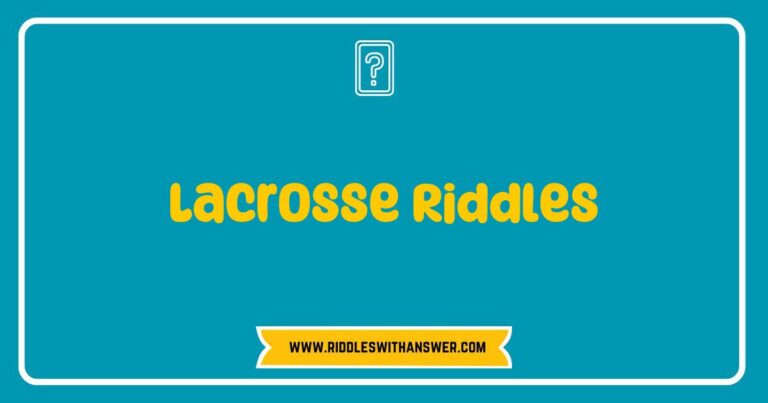 Illustration of a lacrosse player solving fun lacrosse riddles, featuring a colorful background with lacrosse sticks, balls, and goal posts. The image captures the excitement of engaging with lacrosse-themed puzzles that challenge players and fans alike, highlighting the creativity and strategy involved in the sport.