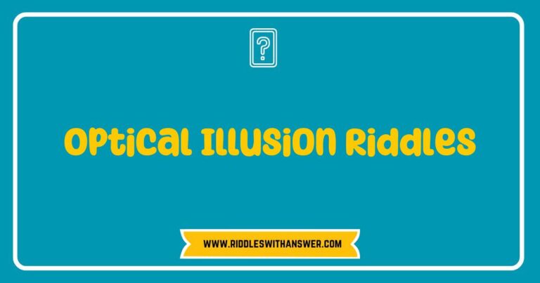 Colorful optical illusion riddle showcasing a mind-bending design that challenges perception, featuring a series of geometric shapes and hidden images. This captivating visual puzzle invites viewers to solve riddles that play with depth and perspective, perfect for enthusiasts of visual tricks and brain teasers. Explore the fascinating world of