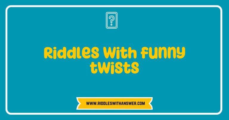 Colorful illustration of a quirky riddle book featuring humorous riddles with funny twists, including brain teasers like 'What has keys but can't open locks?' and 'What gets wetter as it dries?' Perfect for kids and adults seeking laughter and mental challenges through creative wordplay and amusing puzzles.