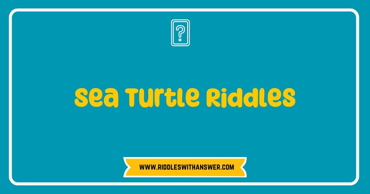 Best Sea Turtle Riddles: Dive into Fun and Challenge Your Brain Best Sea Turtle Riddles: Dive into Fun and Challenge Your Brain