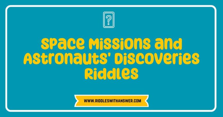 An astronaut floating in space, surrounded by vibrant stars and planets, pondering intriguing space mission riddles that challenge the mind. Discoveries of the universe unfold as the image captures the essence of exploration and curiosity, highlighting the wonders of space missions and the brave astronauts who embark on them.