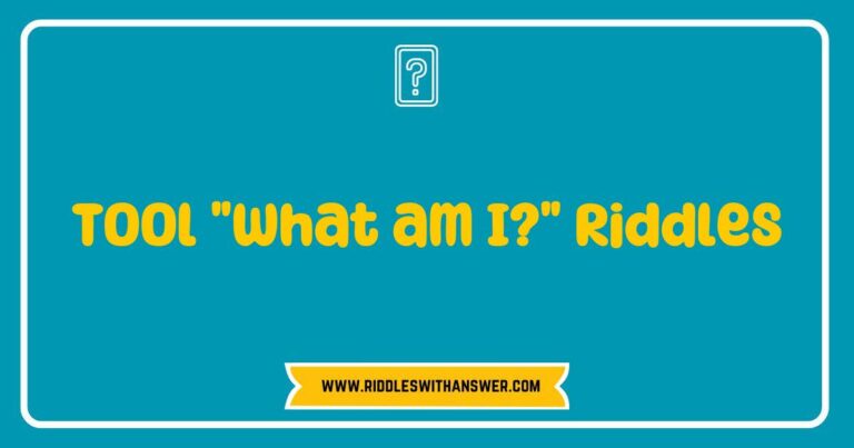 An engaging display of the 'What am I?' riddles tool featuring colorful illustrations and thought-provoking clues, designed to challenge the mind with fun riddles. The image showcases various riddles, such as 'I speak without a mouth and hear without ears, what am I?' and 'I have