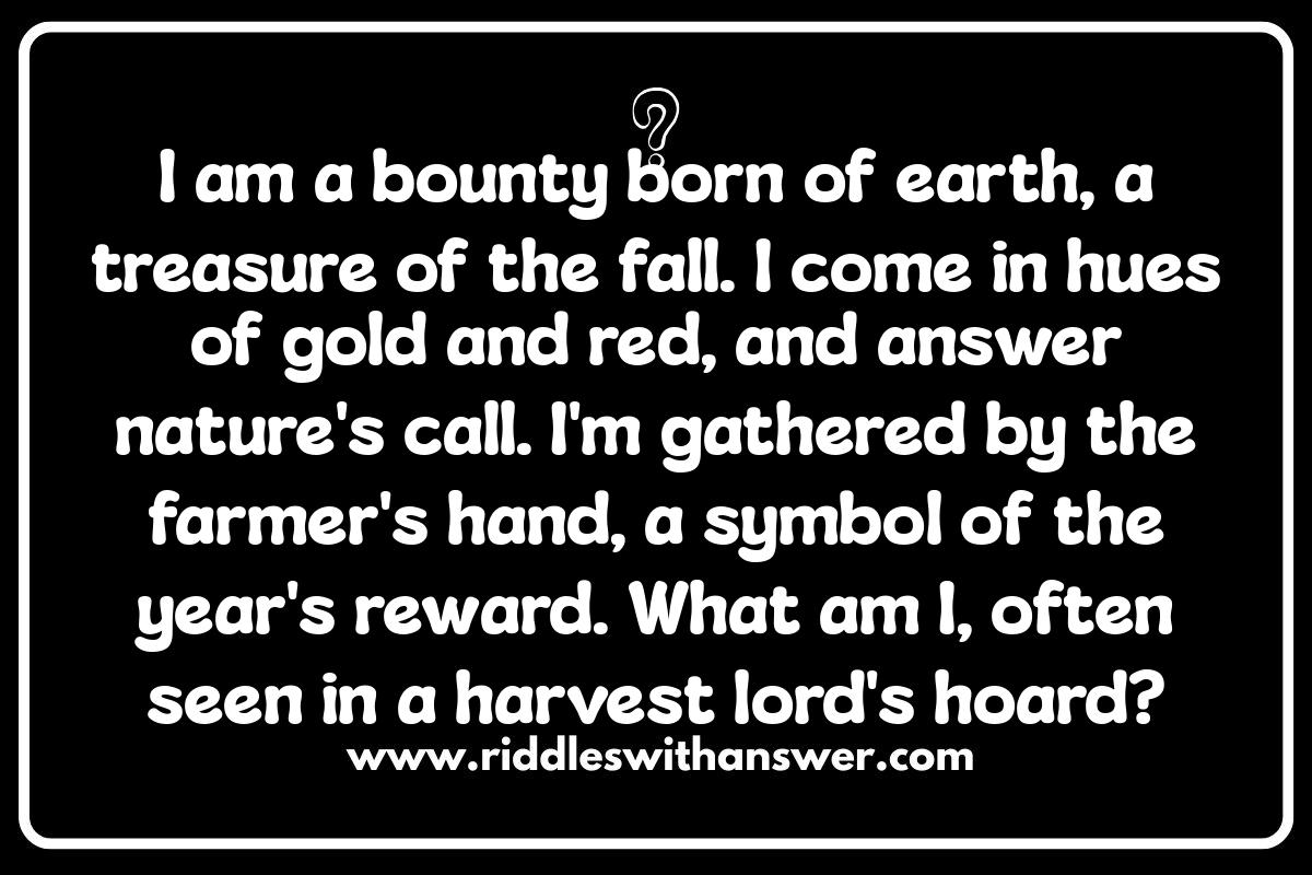 Autumn Harvest Riddles: Puzzles for Fall DnD Adventures Autumn Harvest Riddles: Puzzles for Fall DnD Adventures