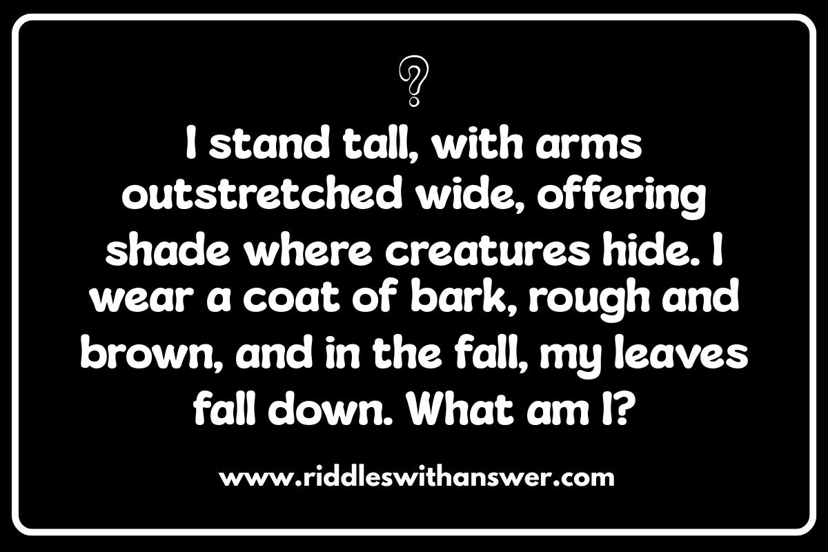 Challenging Tree Riddles for Kids: Test Their Knowledge Challenging Tree Riddles for Kids: Test Their Knowledge