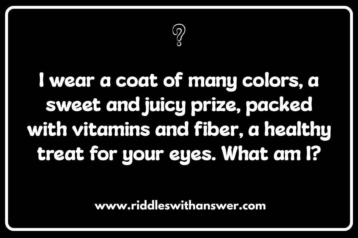 Kids' Corner: Fun with Healthy Eating Riddles Kids' Corner: Fun with Healthy Eating Riddles