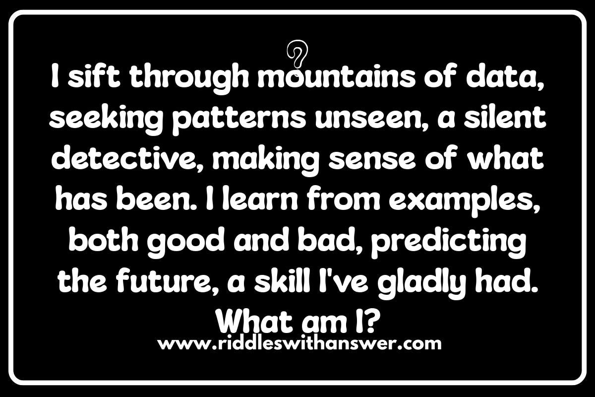 Machine Learning Mysteries: A Brain Teaser Machine Learning Mysteries: A Brain Teaser