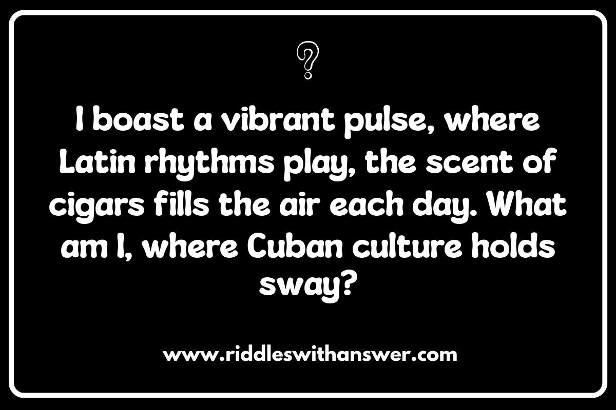 Miami Riddles: A Fun Challenge for Tourists and Locals Miami Riddles: A Fun Challenge for Tourists and Locals