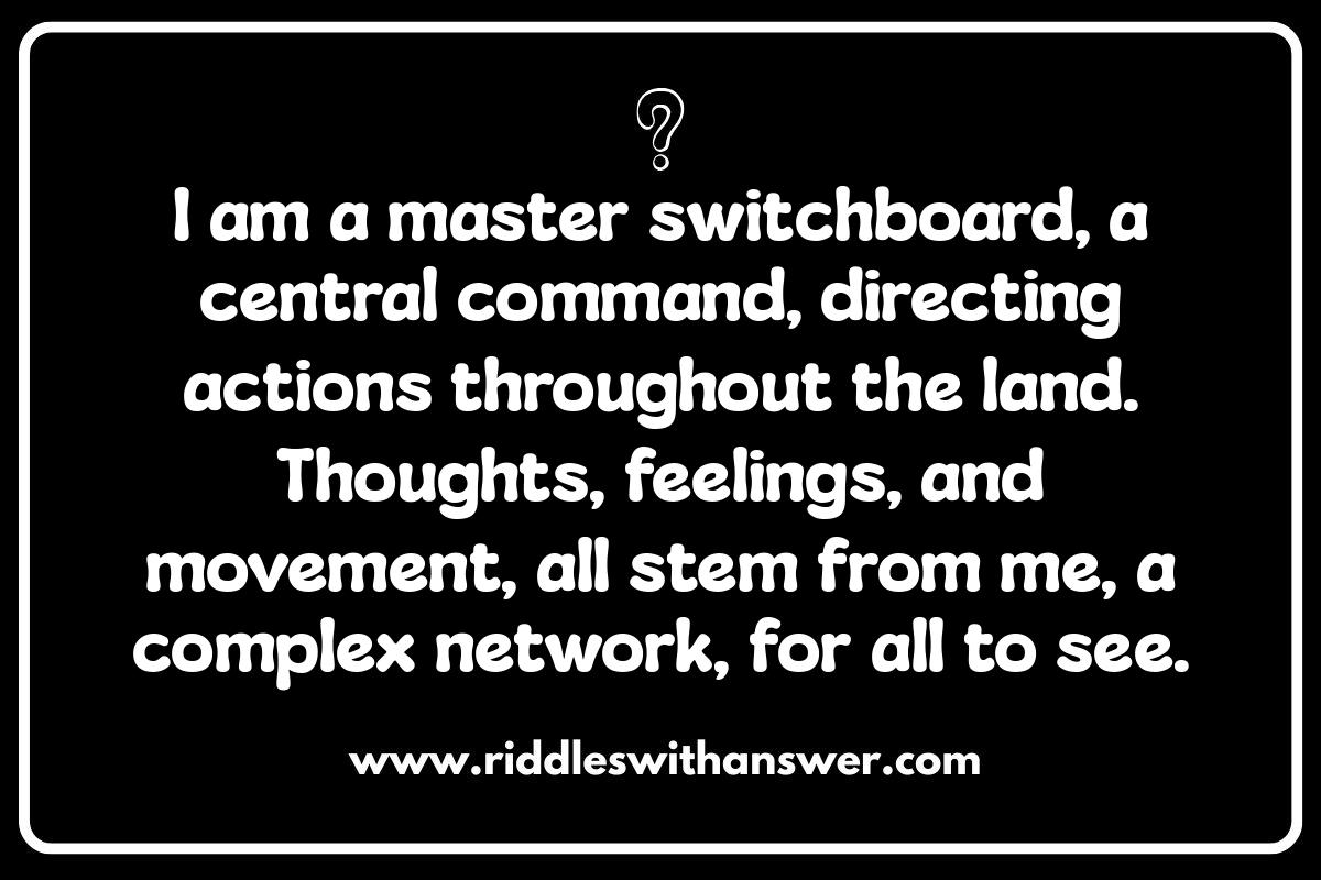 Nervous System Networks: Anatomy Riddles for the Brain Nervous System Networks: Anatomy Riddles for the Brain