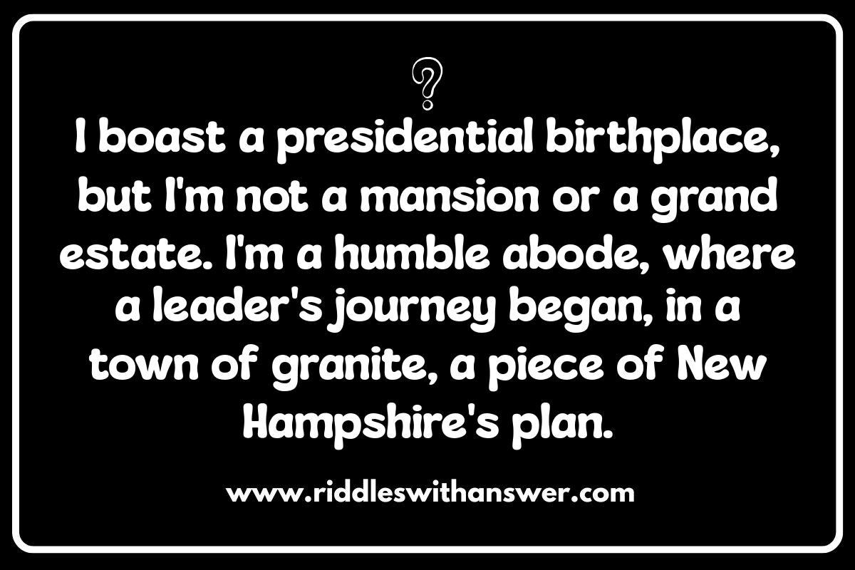 New Hampshire Riddles: Test Your Granite State Knowledge New Hampshire Riddles: Test Your Granite State Knowledge