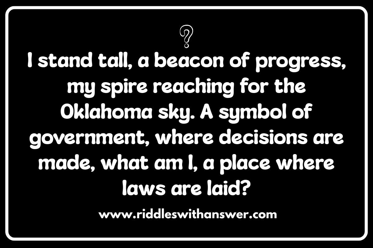 Oklahoma City Riddles: Engaging with Iconic Architecture Oklahoma City Riddles: Engaging with Iconic Architecture