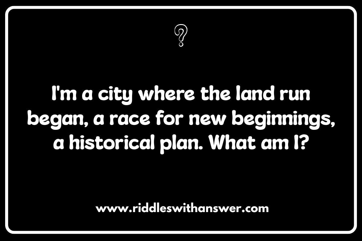 Oklahoma Riddles: Test Your State Smarts Oklahoma Riddles: Test Your State Smarts