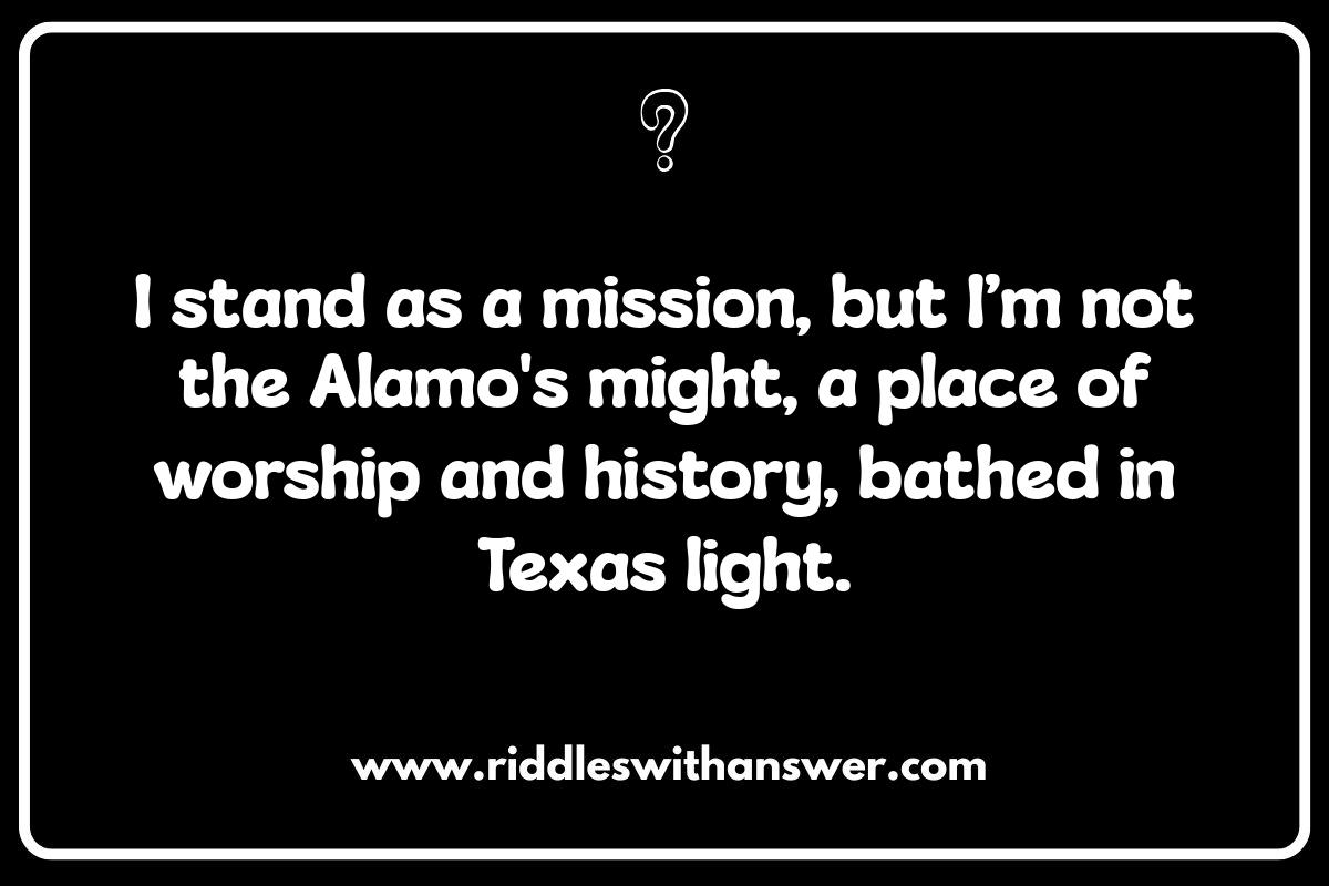 San Antonio Riddles: Testing Your Texas Knowledge San Antonio Riddles: Testing Your Texas Knowledge