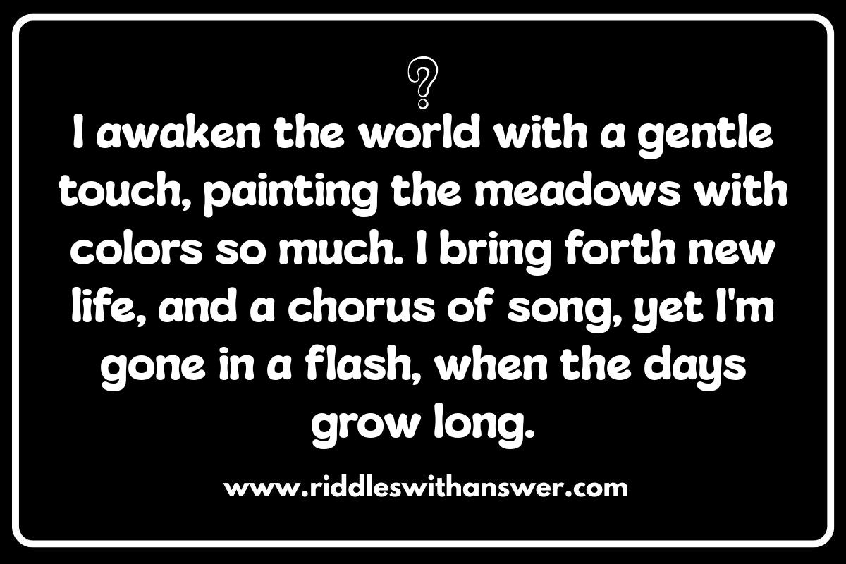 Seasonal Riddles Themes: From Spring Blooms to Winter Frost Seasonal Riddles Themes: From Spring Blooms to Winter Frost