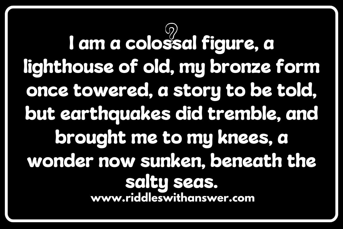 Seven Wonders Riddles: Test Your Ancient World Knowledge Seven Wonders Riddles: Test Your Ancient World Knowledge