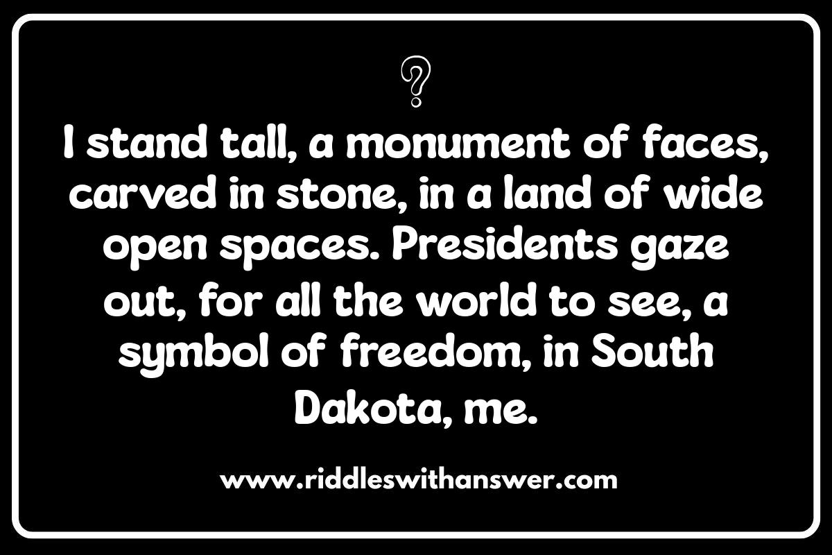 South Dakota Riddles: Test Your Mount Rushmore State Knowledge South Dakota Riddles: Test Your Mount Rushmore State Knowledge