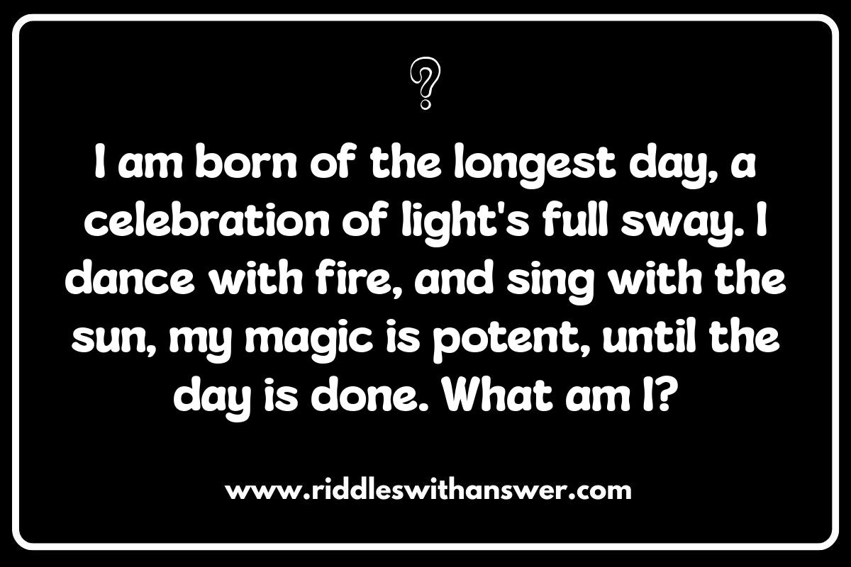 Summer Solstice Riddles: Brightening Your DnD Game Summer Solstice Riddles: Brightening Your DnD Game