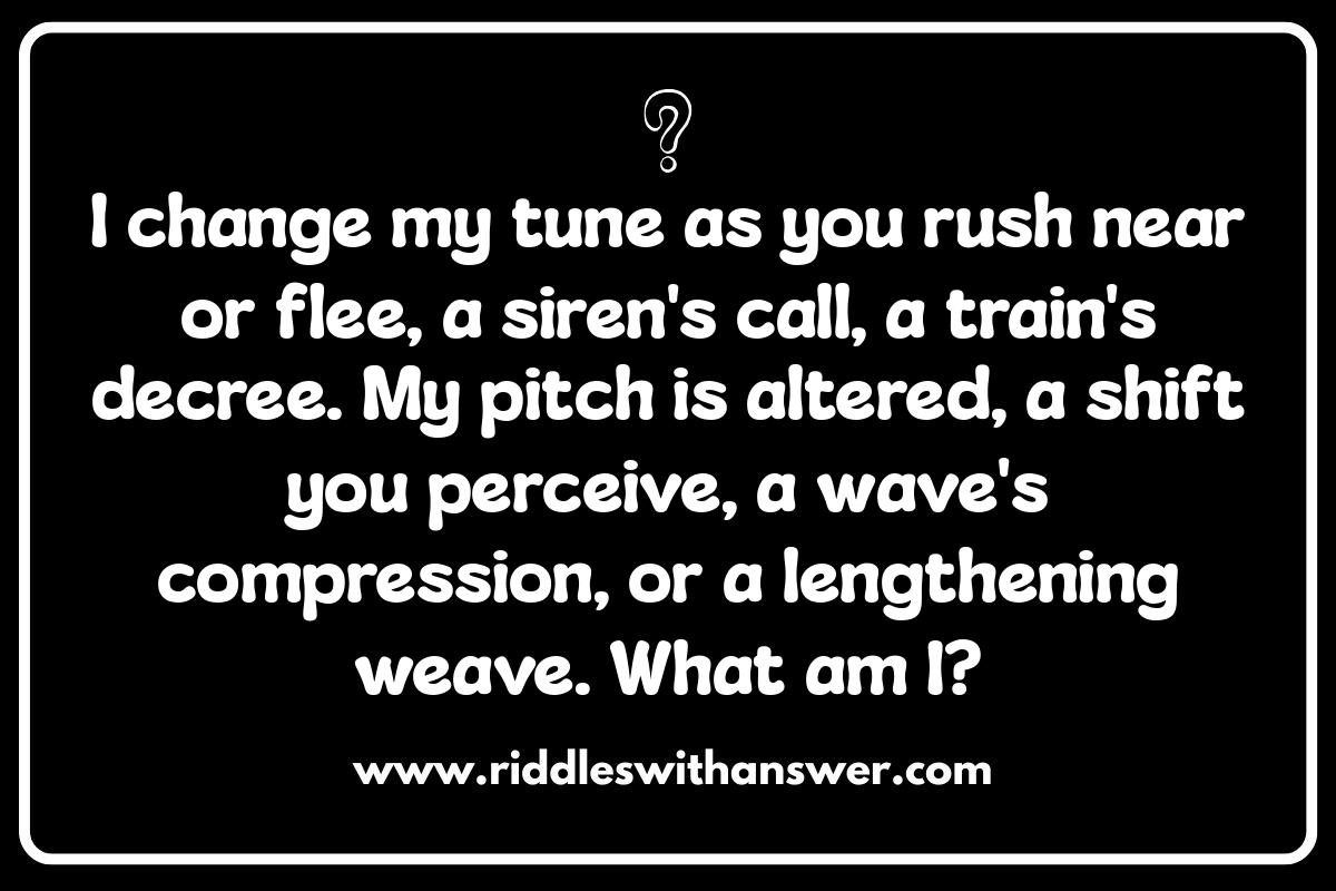 The Doppler Effect: Sound Wave Riddles in Perspective The Doppler Effect: Sound Wave Riddles in Perspective