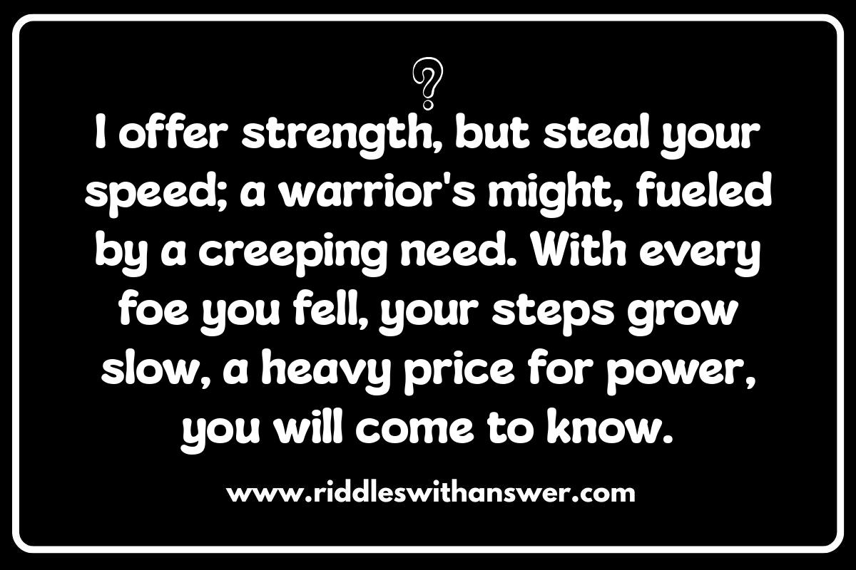 The Price of Power: Riddles Hinting at Cursed Item Effects The Price of Power: Riddles Hinting at Cursed Item Effects