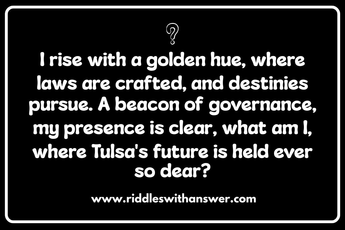 Tulsa Riddles: Sharing and Celebrating Tulsa's Unique Puzzles Tulsa Riddles: Sharing and Celebrating Tulsa's Unique Puzzles