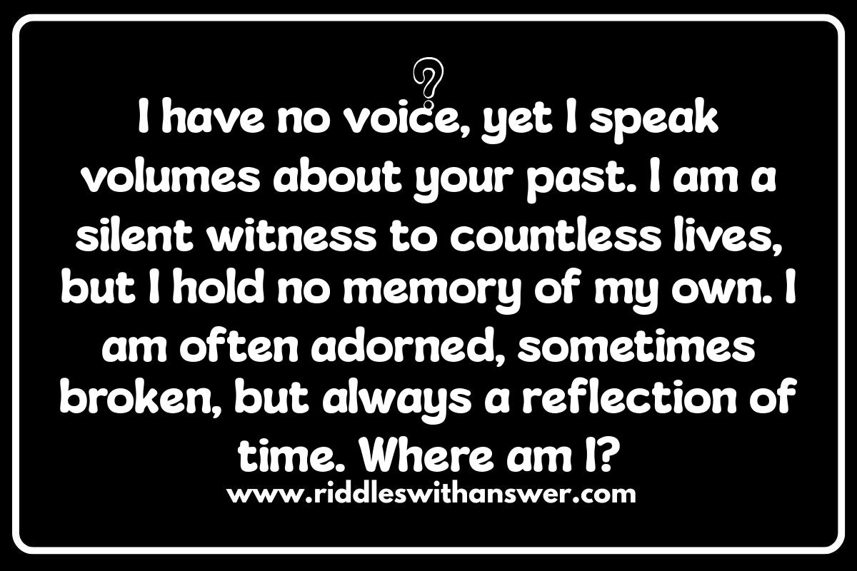 Unique Where Am I Riddles: Thinking Outside the Box Unique Where Am I Riddles: Thinking Outside the Box
