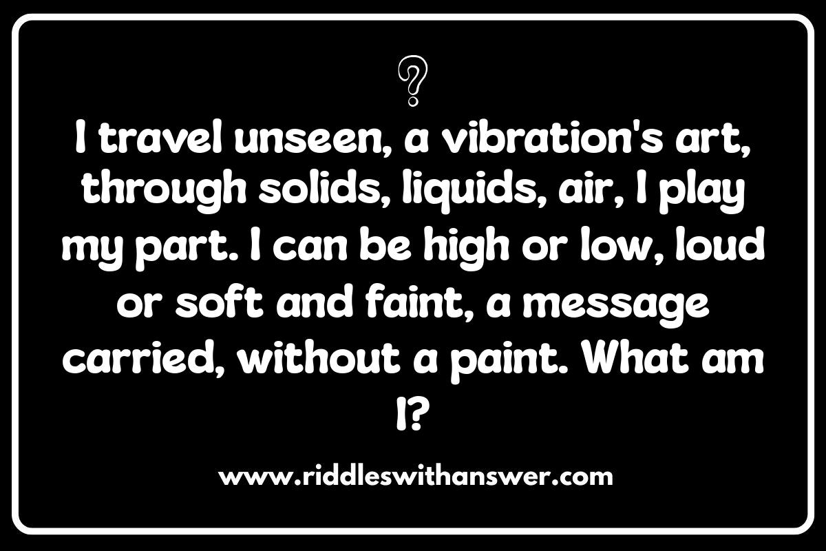 Unraveling the Mysteries: Sound and Waves Riddles Unraveling the Mysteries: Sound and Waves Riddles