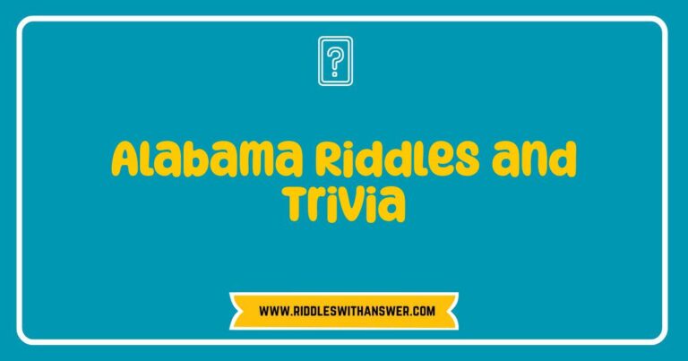 Okay, here are a few options for SEO-optimized alt text for an image related to Alabama Riddles and Trivia, with slightly different focuses. Choose the one that best fits the image itself: **Option 1 (General Focus):** `alt=Stack of books with 'Alabama Riddles and Trivia' title, featuring a silhouette of Alabama. A fun challenge for those who love Alabama facts and wordplay.` **Option 2 (Emphasis on Challenge):** `alt=Open book displaying a riddle, part of an 'Alabama Riddles and Trivia' collection. Test your knowledge of Alabama history and culture with these brain teasers.` **Option 3 (Emphasis on Fun):** `alt=Happy people laughing while playing a game with 'Alabama Riddles and Trivia' cards. A fun way to learn about Alabama and enjoy friendly competition.` **Option 4 (Focus on Specific Image Detail):** `alt=Close-up