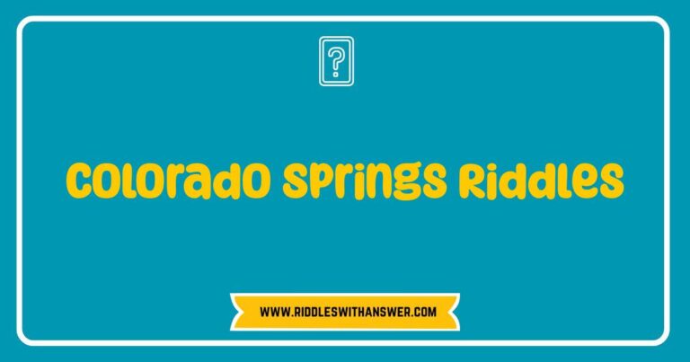 Okay, here are a few options for SEO-optimized alt text for an image related to Colorado Springs Riddles, keeping it descriptive and natural: **Option 1 (General):** > A scenic view of Colorado Springs, hinting at the many riddles and mysteries the city holds. **Option 2 (If the image is of a specific landmark):** > Garden of the Gods in Colorado Springs, a beautiful backdrop for solving local riddles and puzzles. **Option 3 (If the image is more abstract, like a puzzle piece):** > A conceptual image representing the challenge and fun of Colorado Springs riddles. **Option 4 (If the image is text-based, like a riddle written out):** > A sample riddle about Colorado Springs, inviting viewers to test their local knowledge. **Option 5 (If the image is of people solving a puzzle):** > People engaged in a fun activity, working together to solve