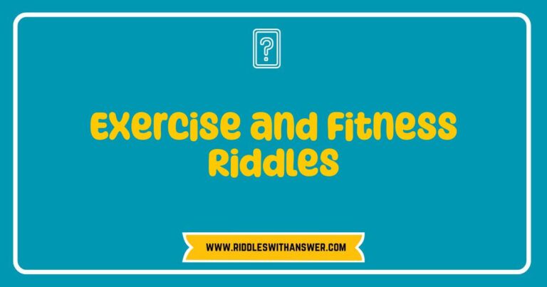 Okay, here are a few options for SEO-optimized alt text for an image related to Exercise and Fitness Riddles, keeping it descriptive and natural: **Option 1 (General):** > A person thinking while surrounded by workout equipment, representing the challenge of exercise and fitness riddles. **Option 2 (More Specific):** > Image of a gym setting with dumbbells and a yoga mat, symbolizing the fun and mental workout involved in exercise and fitness riddles. **Option 3 (If the image shows a puzzle or brain teaser):** > A brain teaser or puzzle graphic combined with fitness icons, illustrating the concept of exercise and fitness riddles. **Option 4 (If the image is more abstract):** > Abstract design incorporating fitness elements and question marks, conveying the idea of exercise and fitness riddles. **Key Considerations:** * **Keywords:** The phrase exercise and fitness riddles is included naturally.